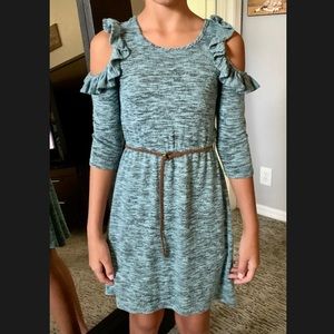 Girls blue casual dress